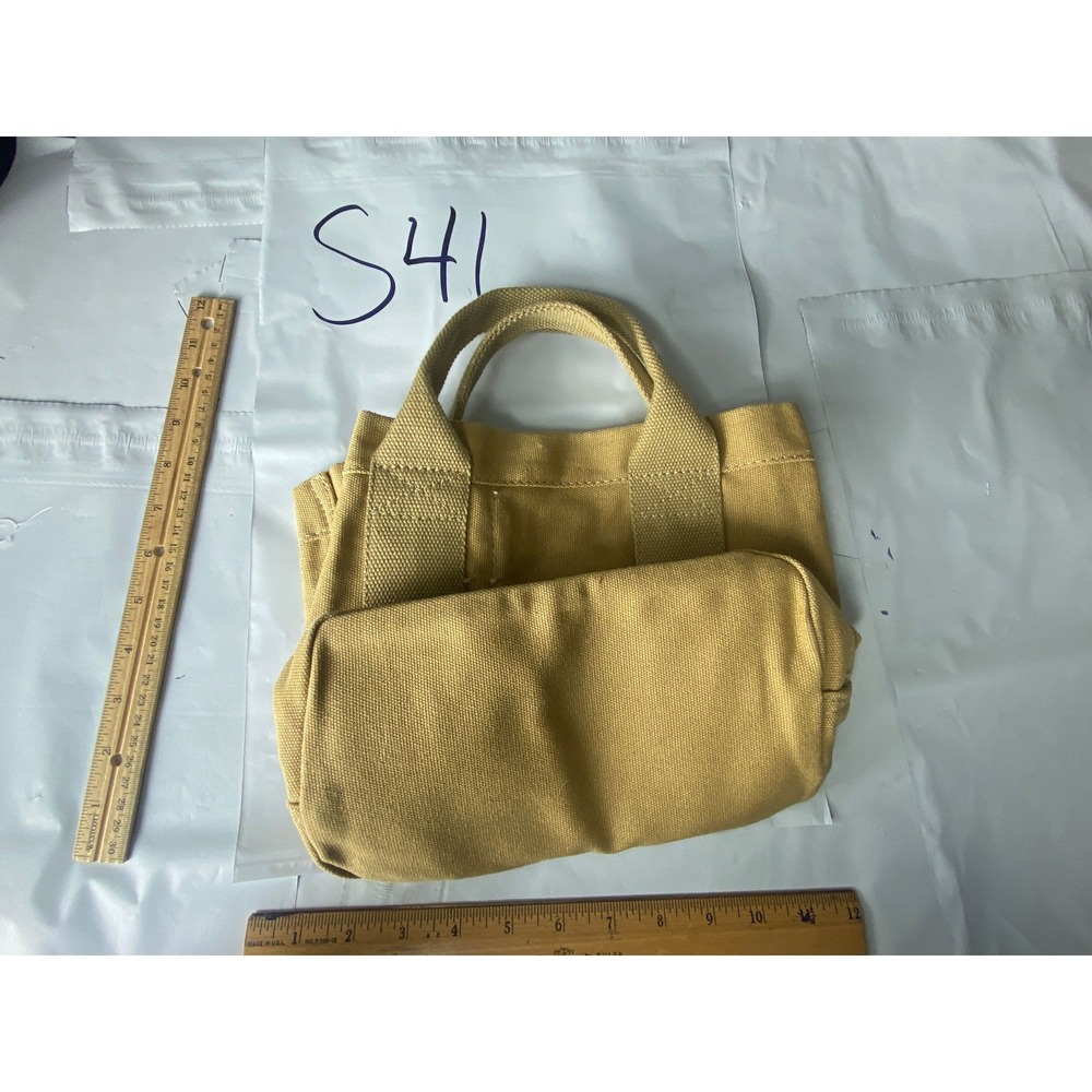 Canvas Tote Bag Tan Small Casual Everyday Carry All